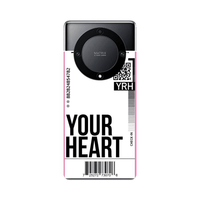 Honor Magic5 Lite 5G Your Heart YRH Transparent Silicone TPU Θήκη