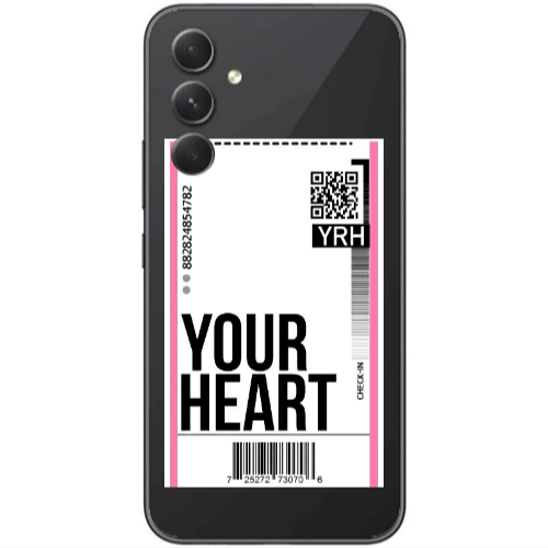 Samsung Galaxy A25 Your Heart YRH Transparent Silicone TPU Θήκη