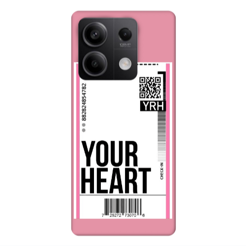Xiaomi Redmi Note 13Pro 5G Your Heart YRH Pink Colored Silicone TPU Θήκη