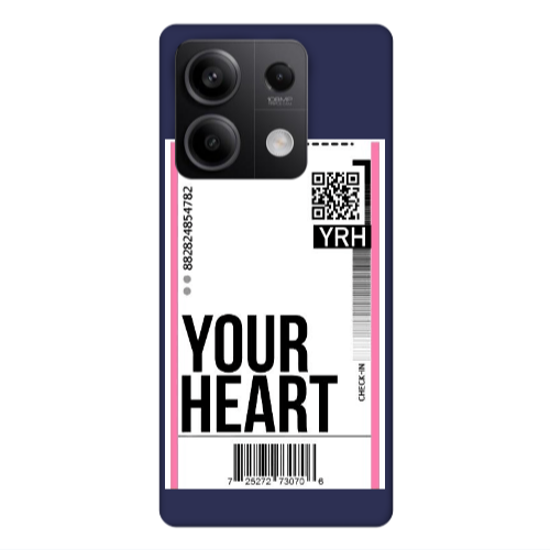 Xiaomi Redmi Note 13Pro 5G Your Heart YRH Dark blue Colored Silicone TPU Θήκη
