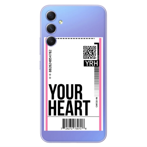 Samsung A25 Your Heart YRH Transparent Silicone TPU Θήκη