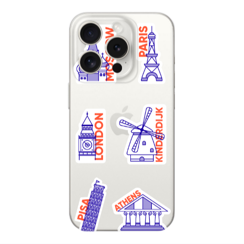 Apple Iphone 16 Pro Pisa Athens Transparent Silicone TPU Θήκη