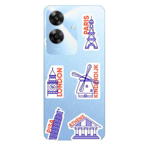 Realme Note 60 Pisa Athens Transparent Silicone TPU Θήκη