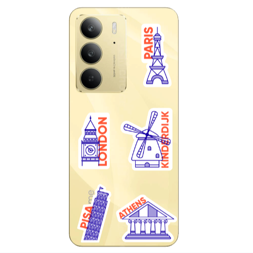Realme C 75 Pisa Athens Transparent Silicone TPU Θήκη