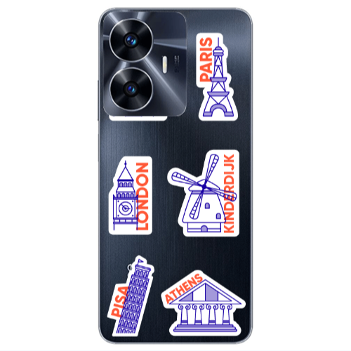 Realme Note 50 Pisa Athens Transparent Silicone TPU Θήκη