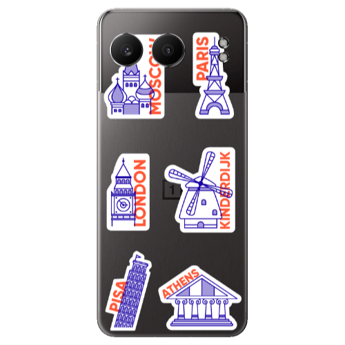 Oneplus Nord 4 Pisa Athens Transparent Silicone TPU Θήκη