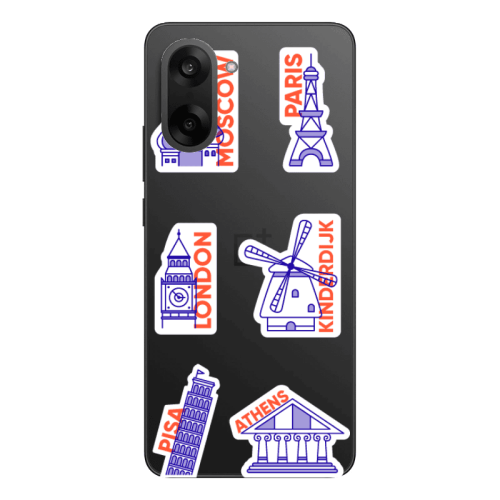 Oneplus Nord CE 5 Pisa Athens Transparent Silicone TPU Θήκη