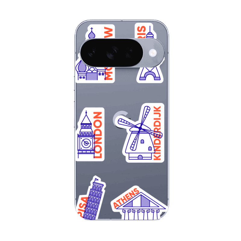 Google Pixel 10 Pisa Athens Transparent Silicone TPU Θήκη