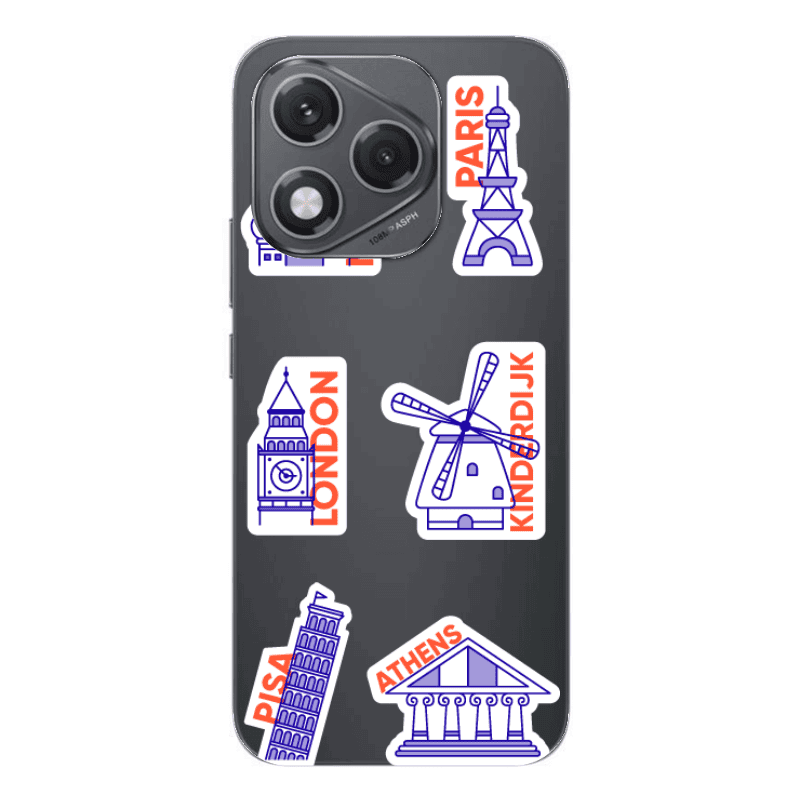 Honor 400 Lite Pisa Athens Transparent Silicone TPU Θήκη
