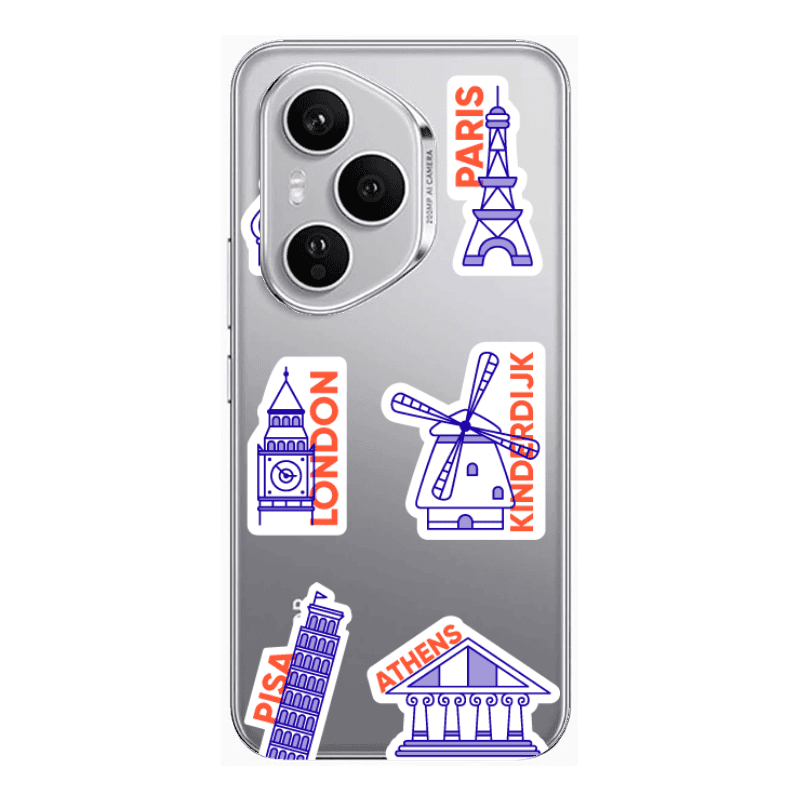 Honor Magic 400 Pro Pisa Athens Transparent Silicone TPU Θήκη