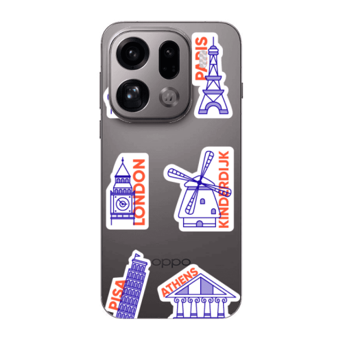 Oppo Find X9 Pro Pisa Athens Transparent Silicone TPU Θήκη