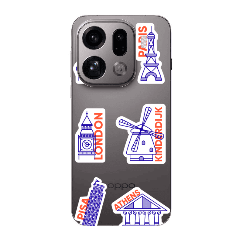 Oppo Find X9 Pro Pisa Athens Transparent Silicone TPU Θήκη