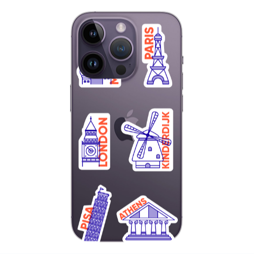 Apple iPhone 14 Pro  Pisa Athens Transparent Silicone TPU Θήκη