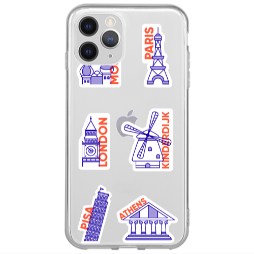 Apple iPhone 13 Pro Pisa Athens Transparent Silicone TPU Θήκη