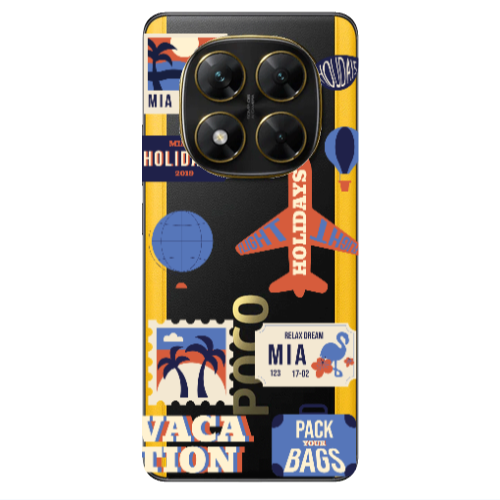Xiaomi Poco X7 Vacation Transparent Silicone TPU Θήκη
