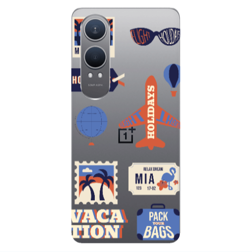Oneplus Nord Ce 4 lite Vacation Transparent Silicone TPU Θήκη