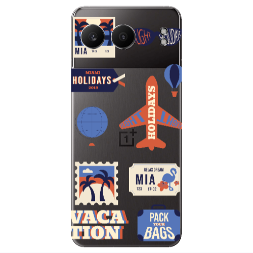 Oneplus Nord 4 Vacation Transparent Silicone TPU Θήκη