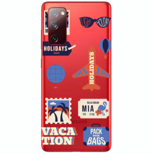 Samsung S20 FE Vacation Transparent Silicone TPU Θήκη