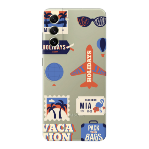 Samsung S22 Plus Vacation Transparent Silicone TPU Θήκη