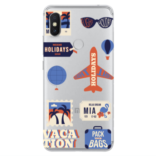 Xiaomi Redmi S2 Vacation Transparent Silicone TPU Θήκη