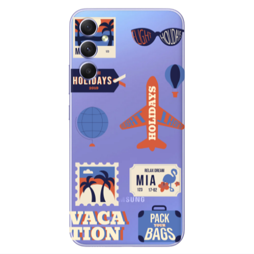 Samsung A34 Vacation Transparent Silicone TPU Θήκη
