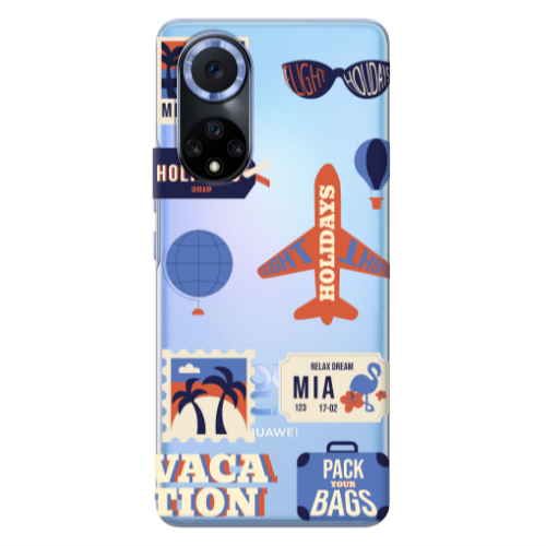 Huawei Nova 9 Vacation Transparent Silicone TPU Θήκη