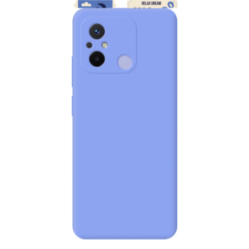 Xiaomi Redmi 12C Vacation Light Purple Colored Silicone TPU Θήκη