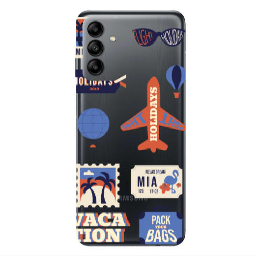 Samsung A13 5G Vacation Transparent Silicone TPU Θήκη