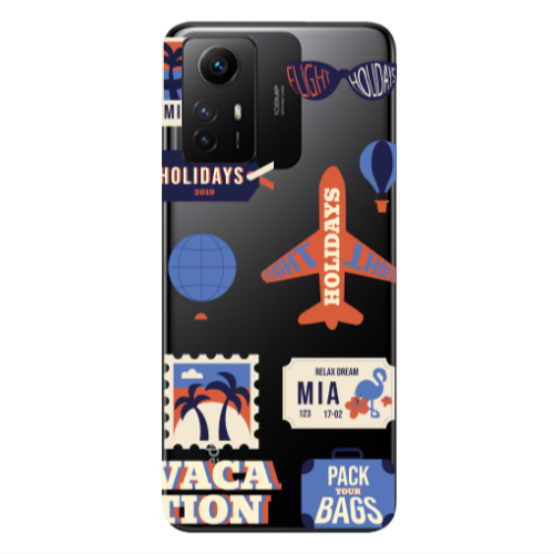 Xiaomi Redmi Note 12s Vacation Transparent Silicone TPU Θήκη