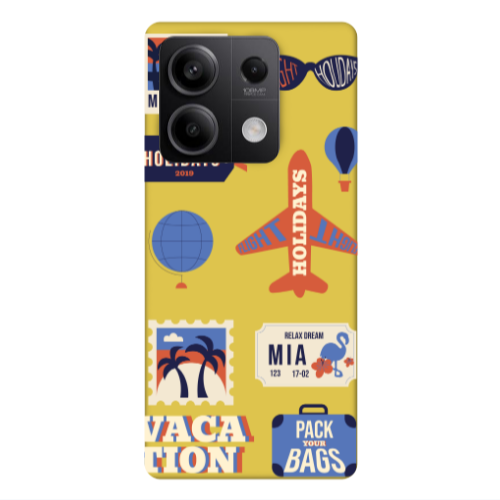 Xiaomi Redmi Note 13Pro 5G Vacation Yellow Colored Silicone TPU Θήκη