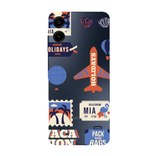 Samsung A06 Vacation Transparent Silicone TPU Θήκη
