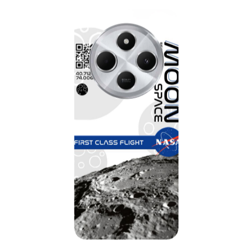Xiaomi Redmi 14c Moon Space Transparent Silicone TPU Θήκη