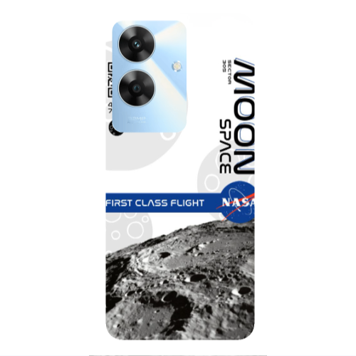 Realme Note 60 Moon Space Transparent Silicone TPU Θήκη