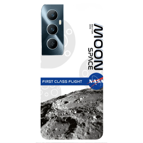 Realme C65 Moon Space Transparent Silicone TPU Θήκη