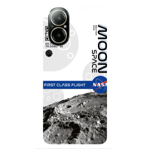Realme C67 Moon Space Transparent Silicone TPU Θήκη