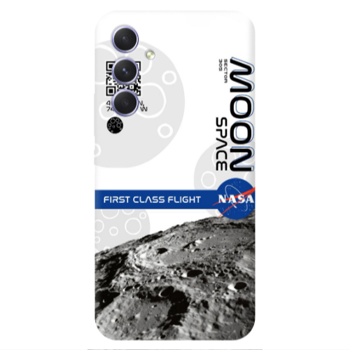 Samsung A26 Moon Space Transparent Silicone TPU Θήκη