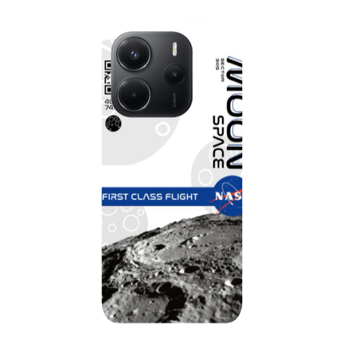 Xiaomi Redmi Note 14 Moon Space Transparent Silicone TPU Θήκη