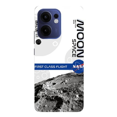 Oppo Reno13 FS Moon Space Transparent Silicone TPU Θήκη