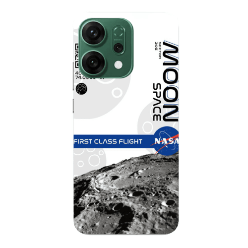Oppo RENO 14 Moon Space Transparent Silicone TPU Θήκη