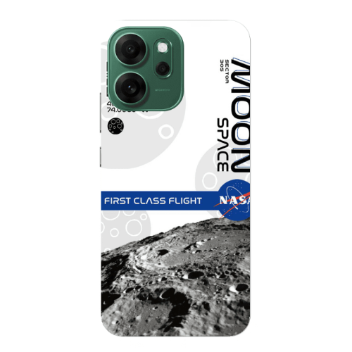 Oppo 14 F Moon Space Transparent Silicone TPU Θήκη