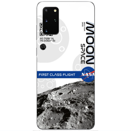 Samsung S20 Plus Moon Space Transparent Silicone TPU Θήκη