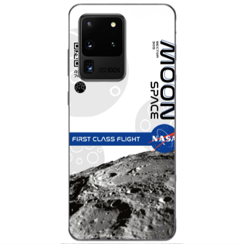 Samsung S20 Ultra Moon Space Transparent Silicone TPU Θήκη