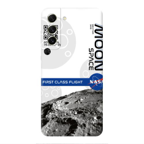Samsung S21 Moon Space Transparent Silicone TPU Θήκη