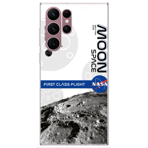 Samsung S22 Ultra Moon Space Transparent Silicone TPU Θήκη