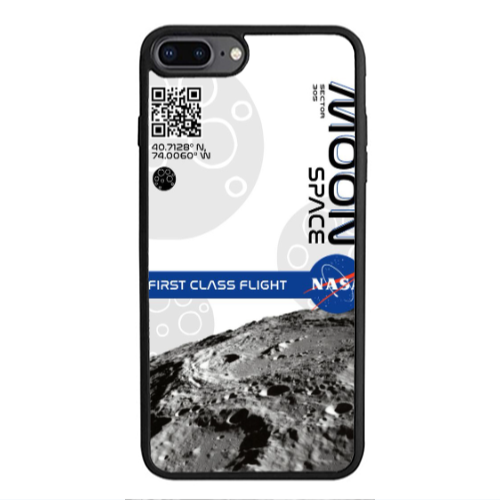 Apple iPhone 7 Plus Moon Space Black Glossy Θήκη