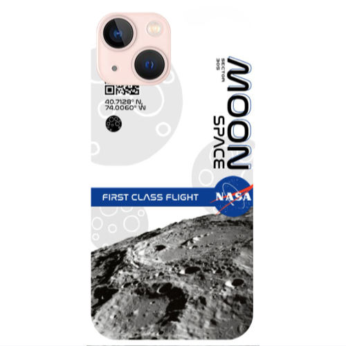 Apple iPhone 13 Mini Moon Space Transparent Silicone TPU Θήκη
