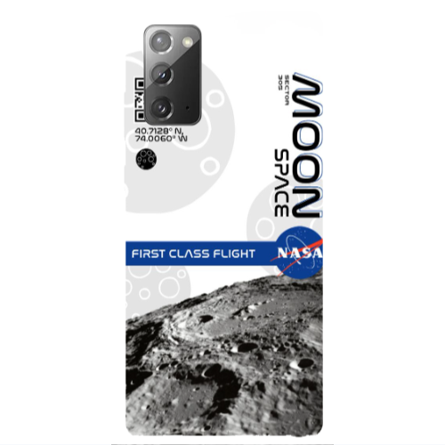 Samsung Note 20 Moon Space Transparent Silicone TPU Θήκη