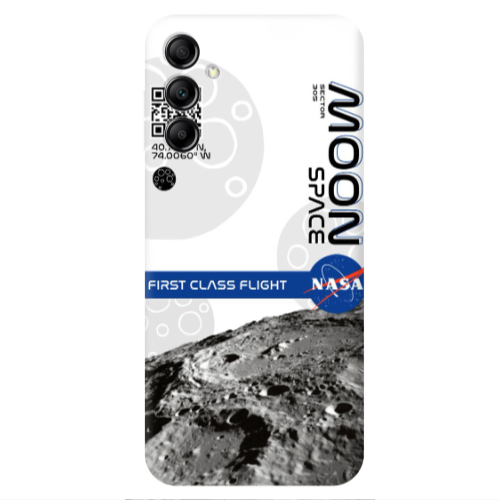 Samsung A24 Moon Space Transparent Silicone TPU Θήκη