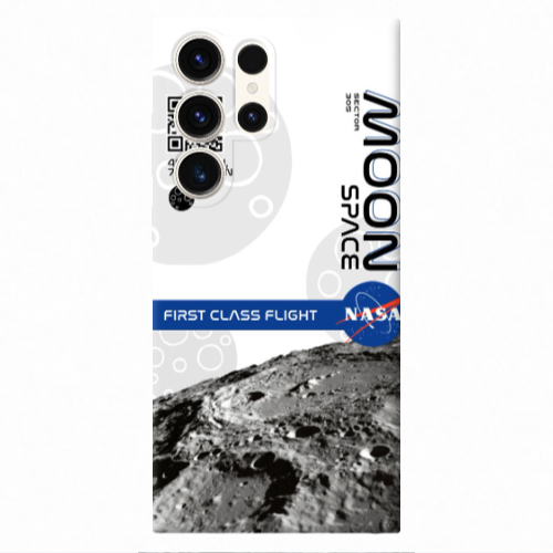 Samsung S23 Ultra Moon Space Transparent Silicone TPU Θήκη