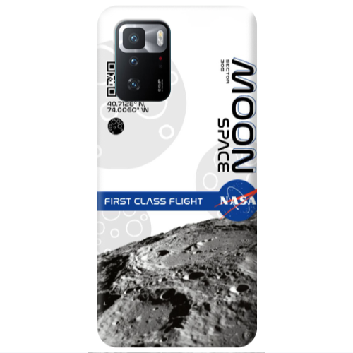 Xiaomi Poco X3 GT Moon Space Transparent Silicone TPU Θήκη